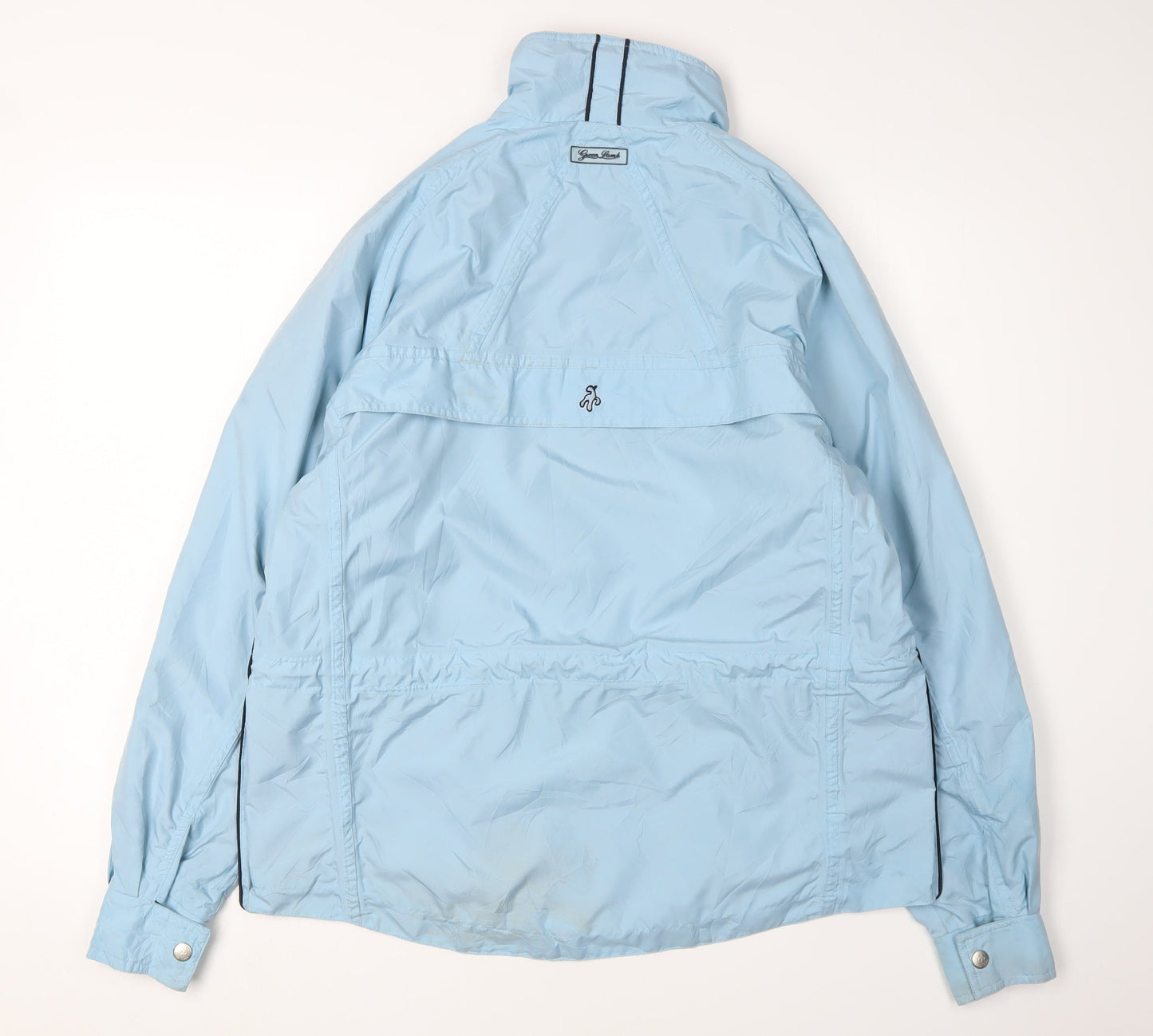 Green Lamb Women's Blue Rain Coat S - Casual Travel Jacket