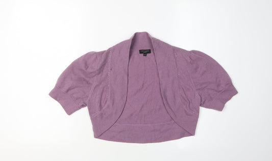 Ted Baker Women’s Purple Shrug Size 10, Wool Cashmere