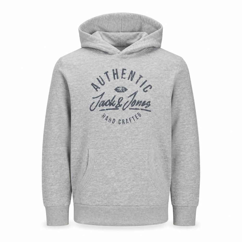 Jack & Jones Boys Grey Pullover Hoodie, 14 Years, Casual Wear