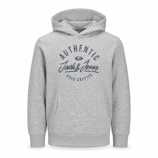 Jack & Jones Boys Grey Pullover Hoodie, 14 Years, Casual Wear