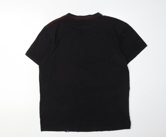 Joe Browns Men's Black Rock Roller Graphic Tee, Size L