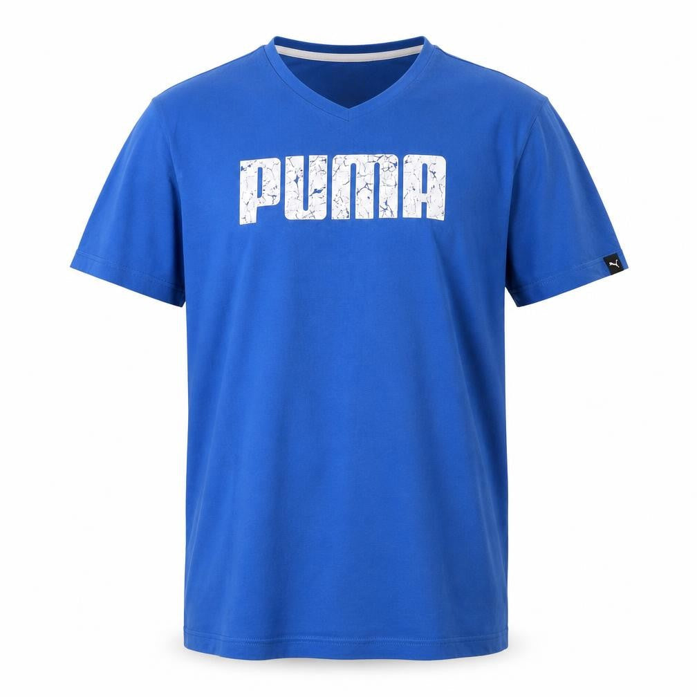 Mens UK Size XL PUMA Blue  Cotton Blend T-Shirt