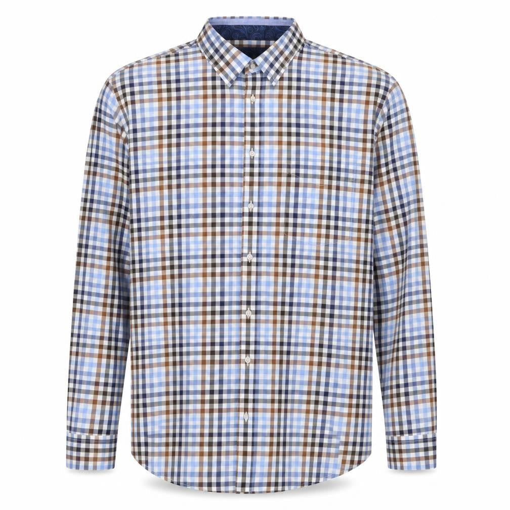 Christian Berg Men's Multicolour XL Check Shirt