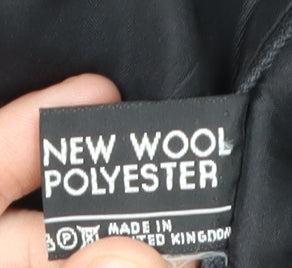 Dunn & Co Men's Black Wool Blazer Size 44R