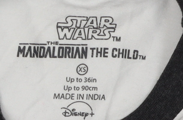 Disney Men’s XS Star Wars Baby Yoda Long Sleeve T-Shirt