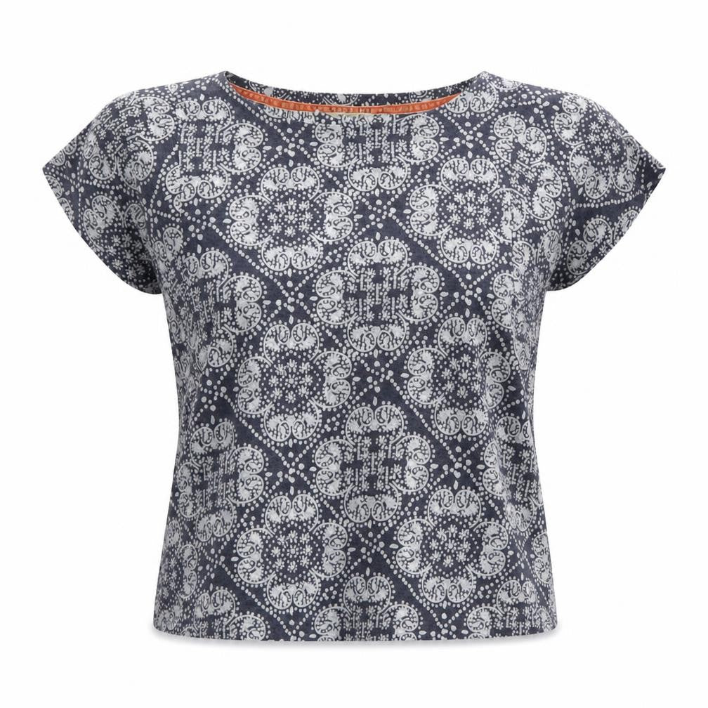 Womens UK Size 8 White Stuff Blue Polyester Blend T-Shirt
