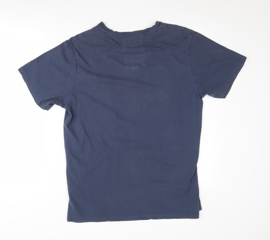 Man City Men’s Blue T-Shirt, Medium, Casual Crew Neck
