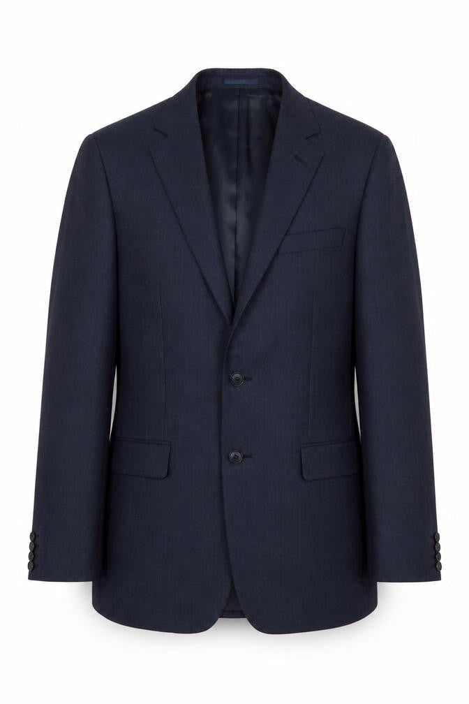 Mens 38 Chest Regular Jaeger Blue Two-Button Blazer