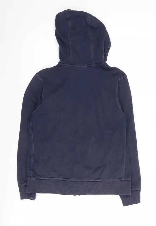 Nike Boys Blue Hoodie, Size 10-12, Full Zip Casual Wear