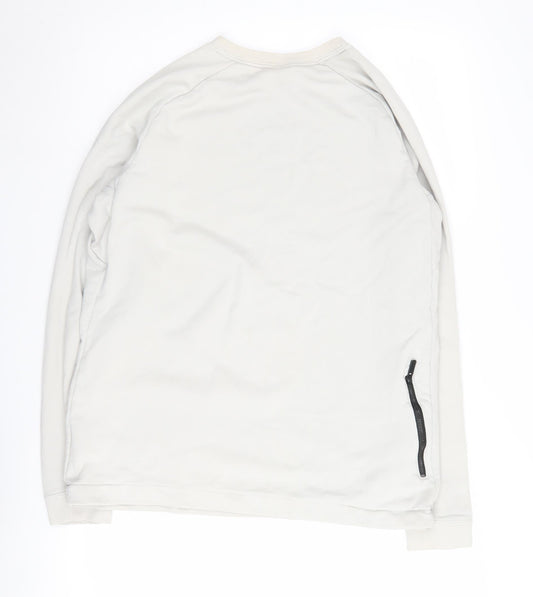 Nike Women's White Pullover Sweatshirt Size L