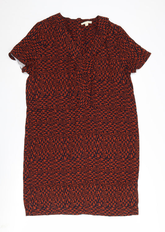 White Stuff Women's Multicoloured Shift Dress Size 14