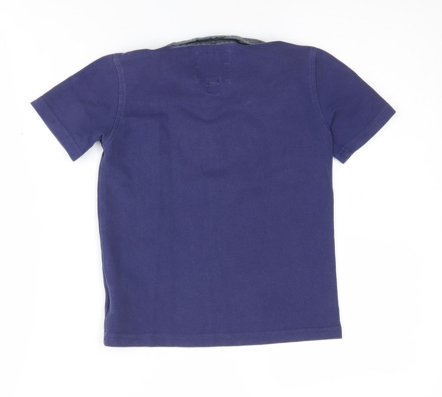 Firetrap Boys Blue Polo Shirt 5-6 Years Button Collar