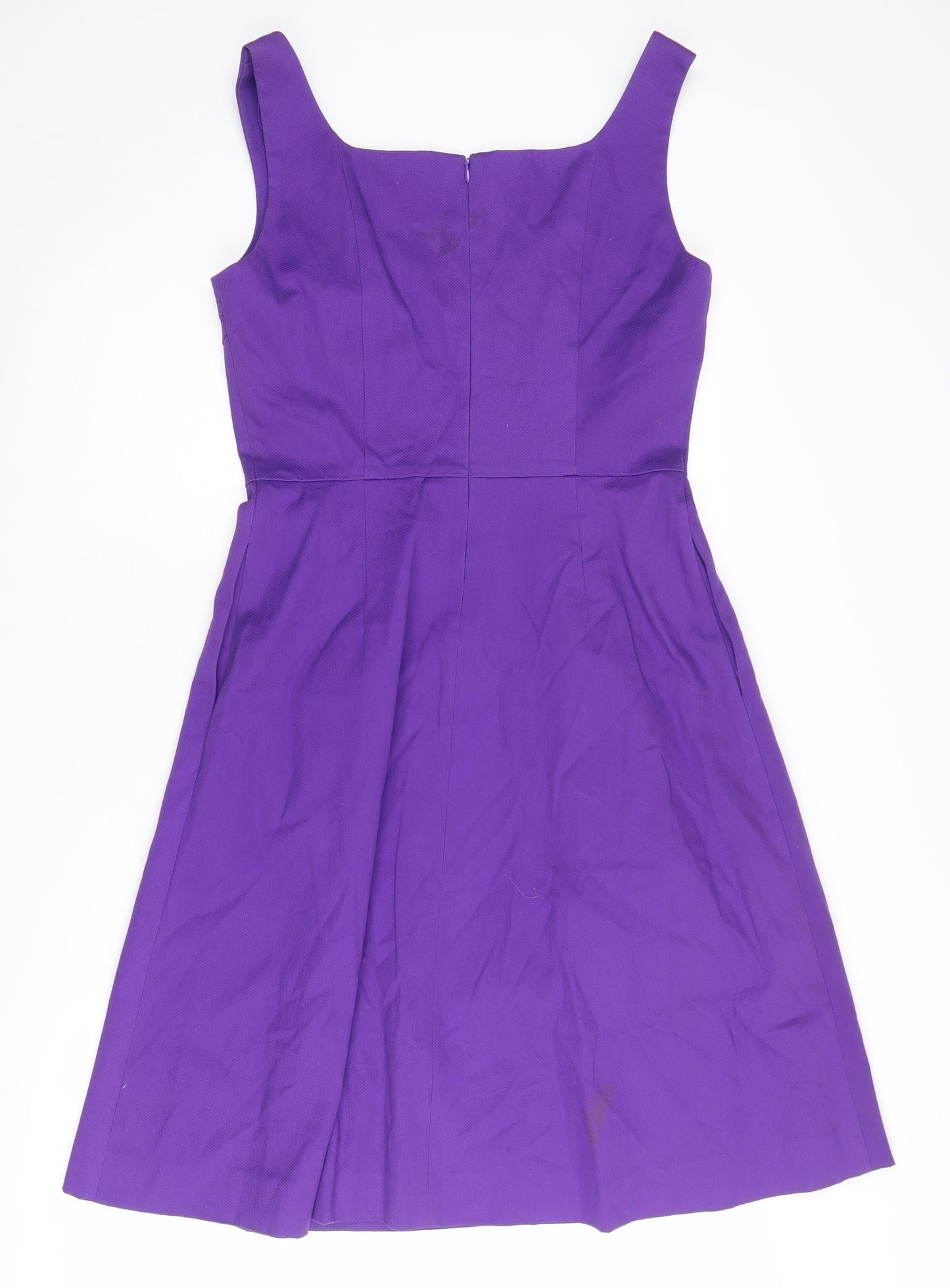 L.K. Bennett Women's Purple A-Line Dress, UK 10