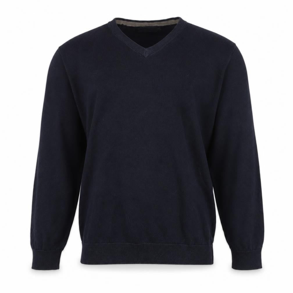 James Pringle Men's Black V-Neck Pullover Jumper M