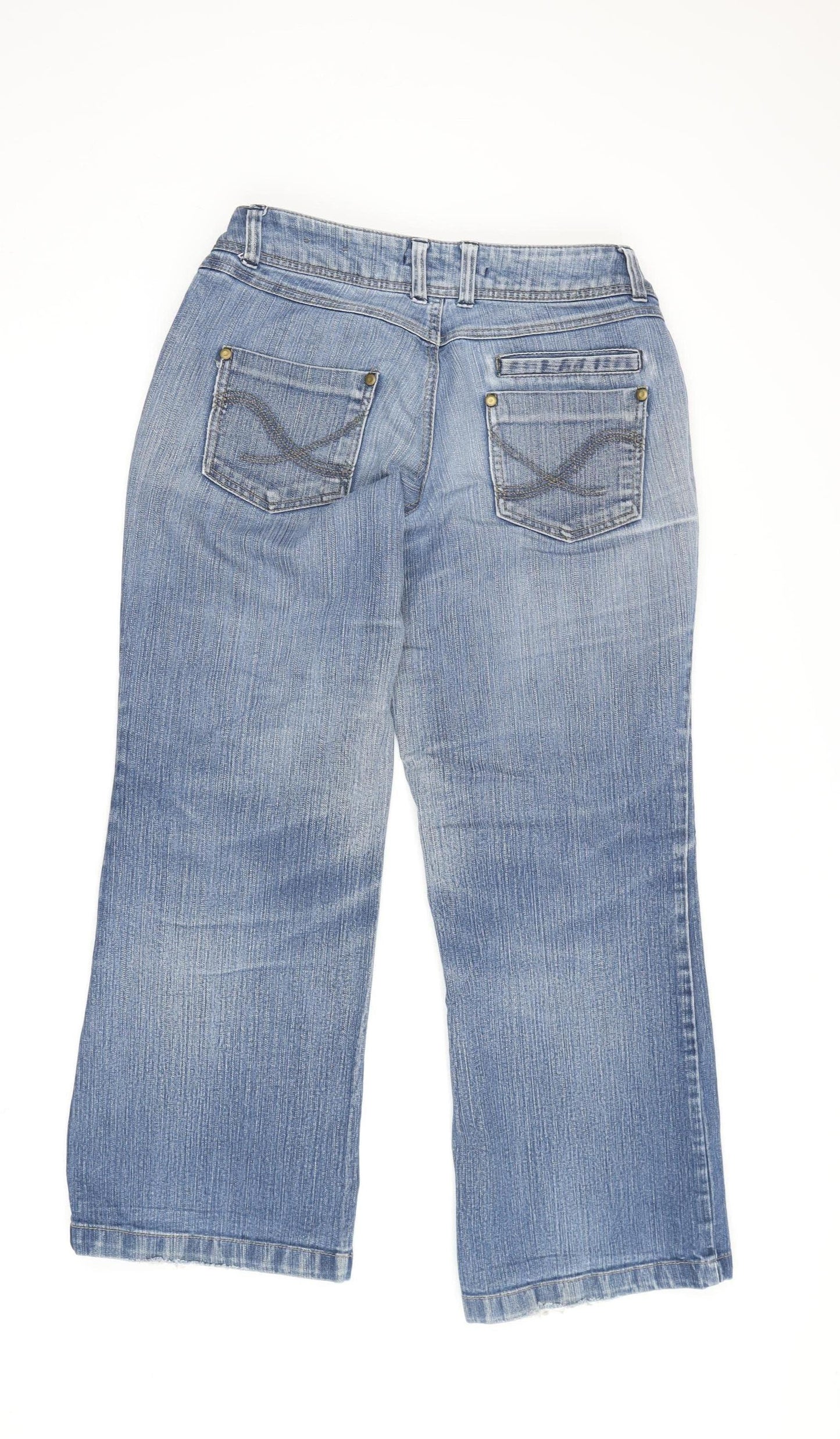 DP Women's Blue Flared Jeans Size 10