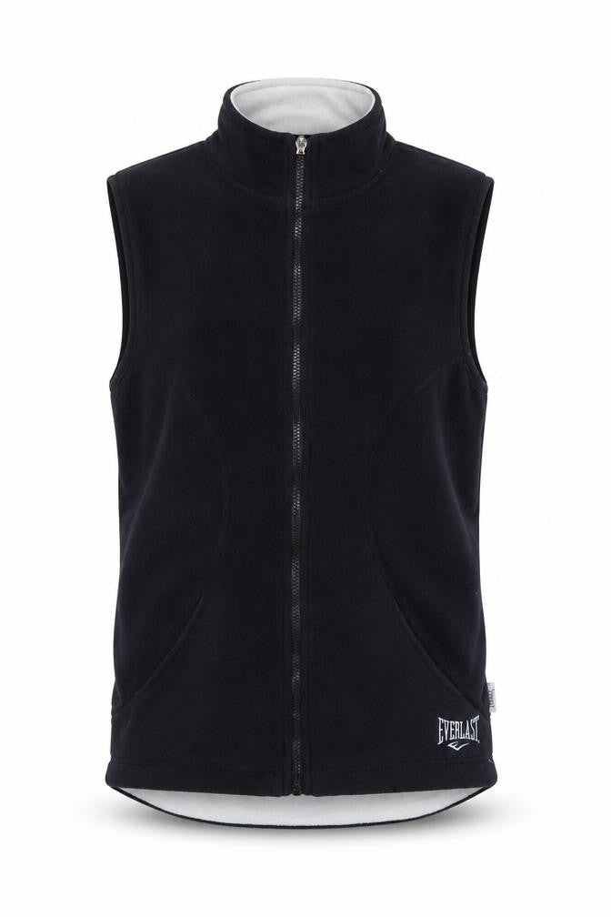 Womens UK Size 10 Regular Everlast Black Polyester Waistcoat
