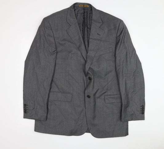 Marks and Spencer Men's Grey Blazer 44 Regular Fit