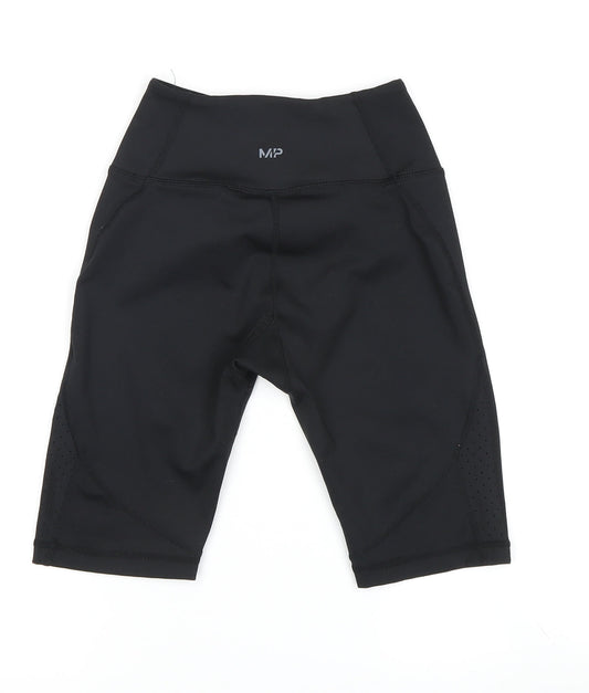 MP Boys Black XS Athletic Shorts, Quick Dry, Reflective