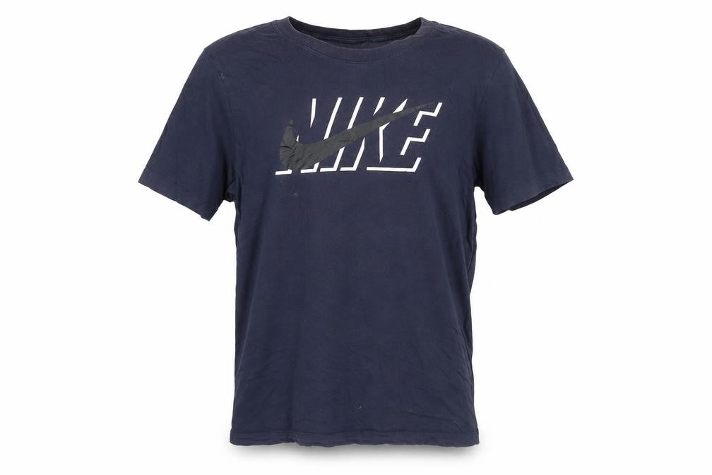 Mens UK Size M Nike Blue  Cotton T-Shirt