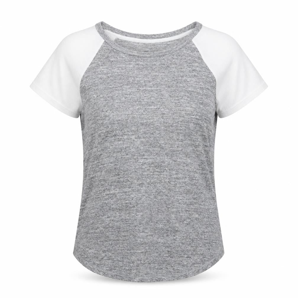 Womens UK Size S Gap Grey Polyester Blend T-Shirt