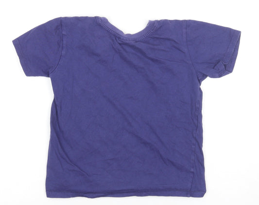 Skechers Boys Purple Graphic T-Shirt Size 6 Years