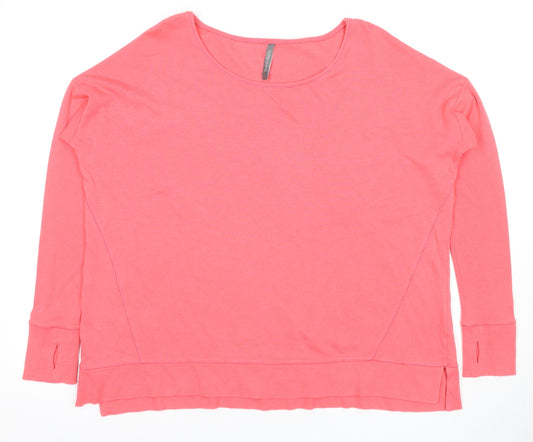Sweaty Betty Women's Pink Long Sleeve Top S