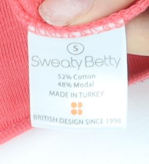 Sweaty Betty Women's Pink Long Sleeve Top S