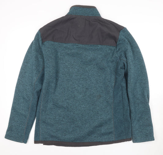 Manatary Men's Blue M 1/2 Zip Pullover Sweatshirt
