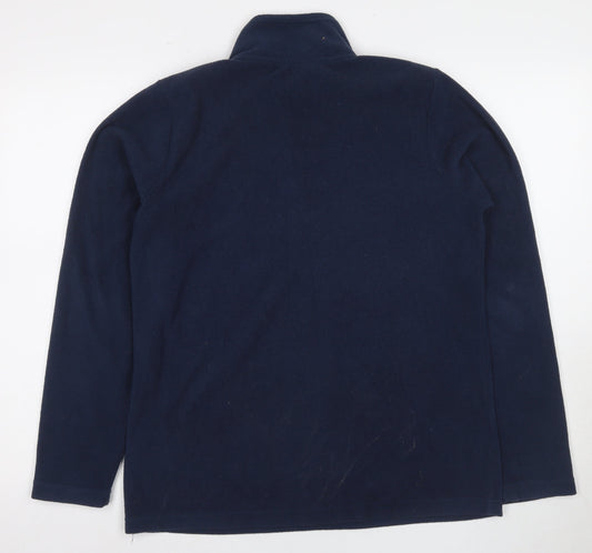 Ridge & Co. Unisex Blue Fleece Pullover Sweatshirt 14
