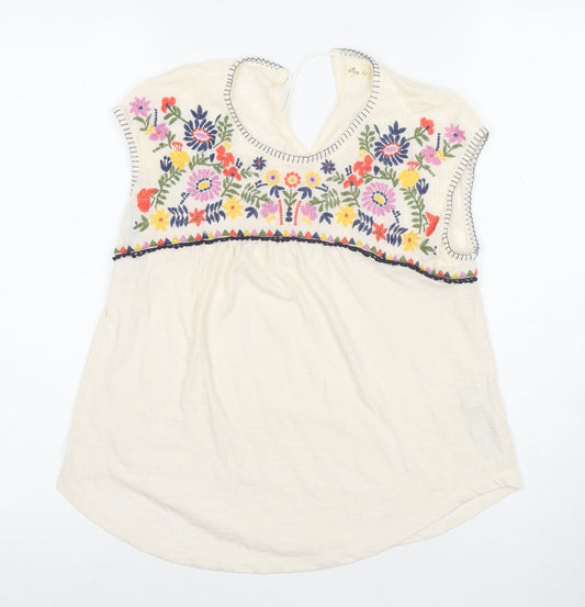 Hollister Women's Multicoloured Floral Tunic Blouse S