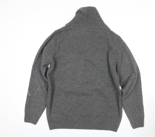 Next Men's Grey Roll Neck Pullover Jumper L