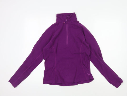 Mountain Hardwear Women's Purple Fleece Sweatshirt Size S