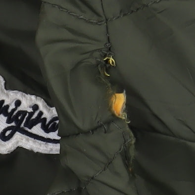 Jack & Jones Men's Green Puffer Jacket XL Hooded