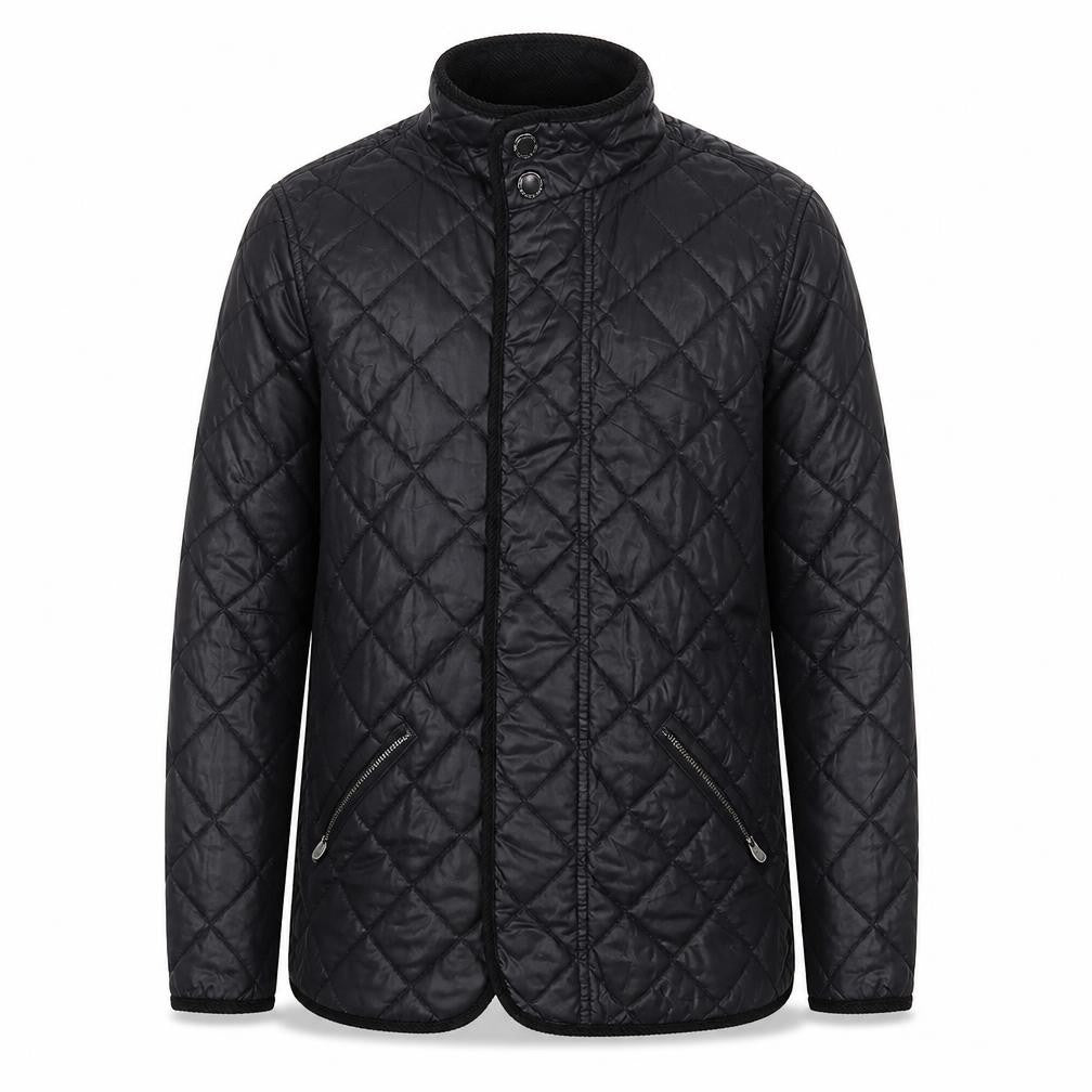 John Lewis & Co. Men's Black Quilted Jacket S