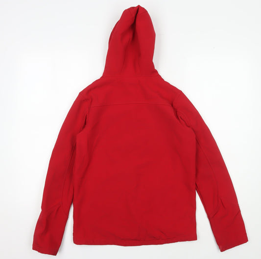 Mountain Warehouse Boys Red Hooded Jacket Size 13 Years