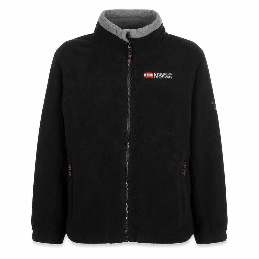 Geographical Norway Boys Black Fleece Jacket 10Y