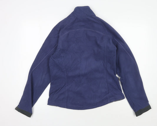 REI Women's Blue Full Zip Basic Jacket, M, Casual, Outdoor