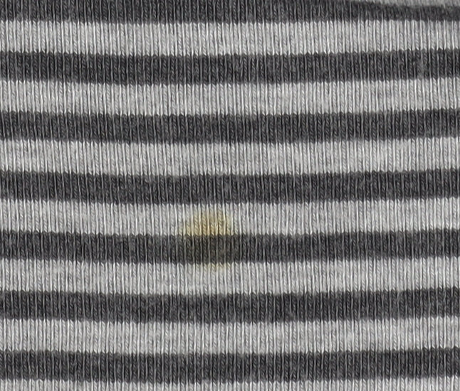 Phase Eight Women's Grey Striped Cotton Top Size 10