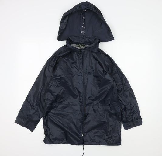 Champion Boys Blue Windbreaker Jacket, 9-10 Years, Hooded