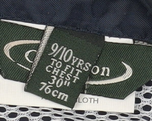 Champion Boys Blue Windbreaker Jacket, 9-10 Years, Hooded