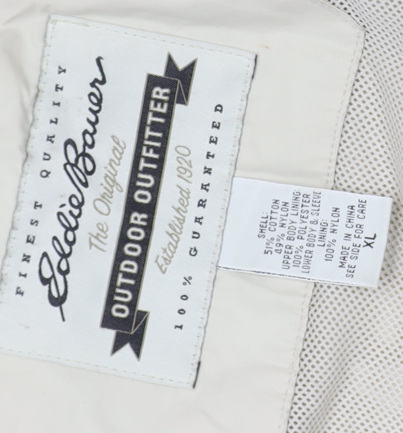 Eddie Bauer Men's Beige XL Jacket