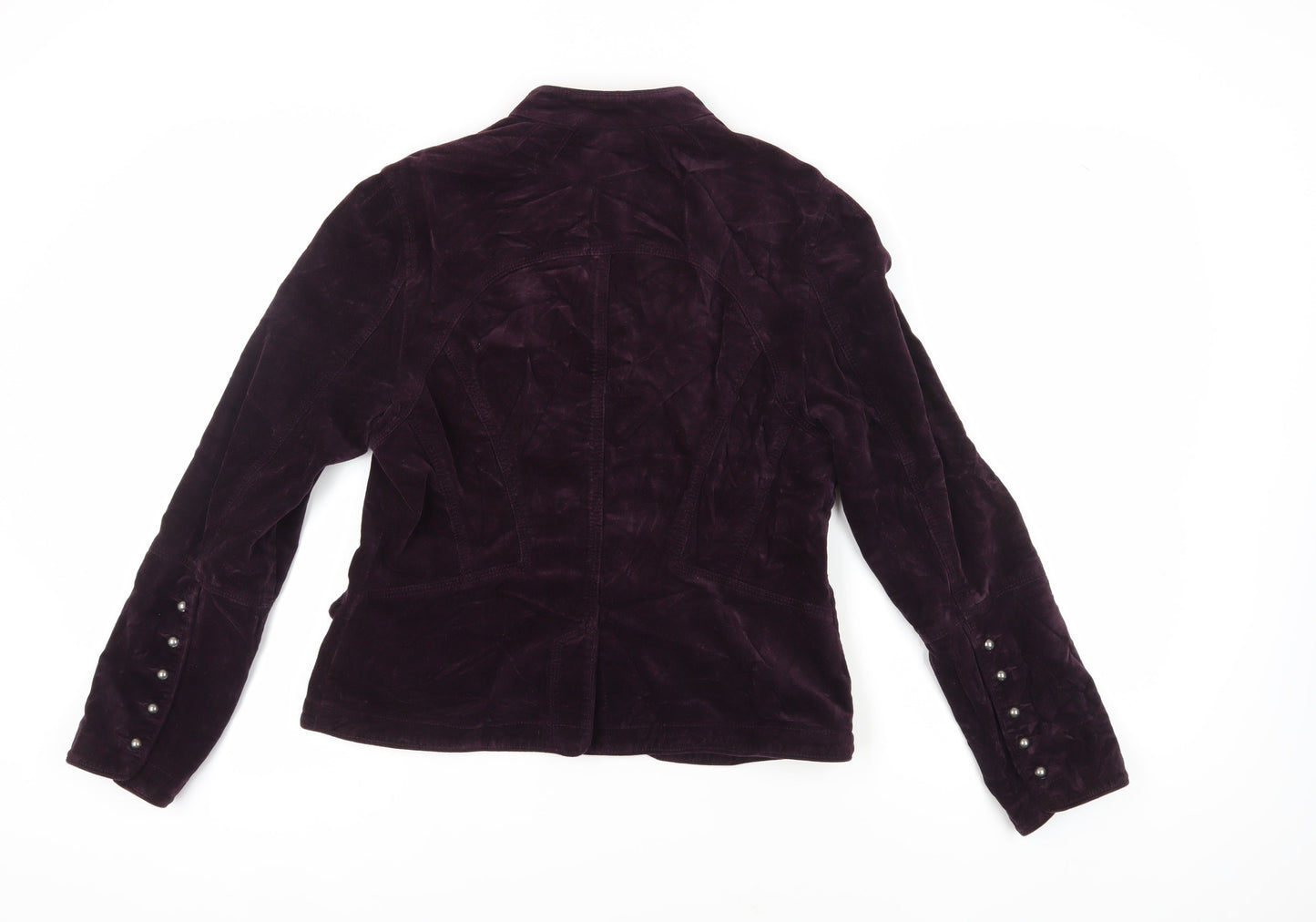 Jasper Conran Women's Purple Cotton Jacket Size 16