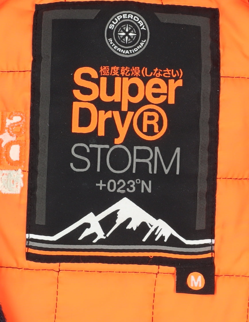 Superdry Men's Blue Hooded Basic Jacket M