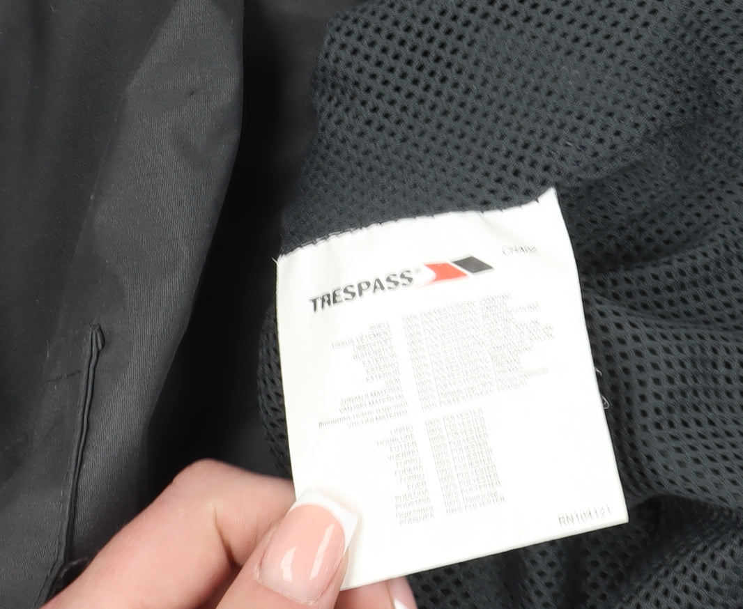 Trespass Men's Black S Waterproof Rain Jacket