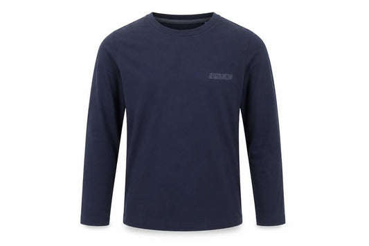 Jack & Jones Boys Blue Cotton Long Sleeve Pullover Top