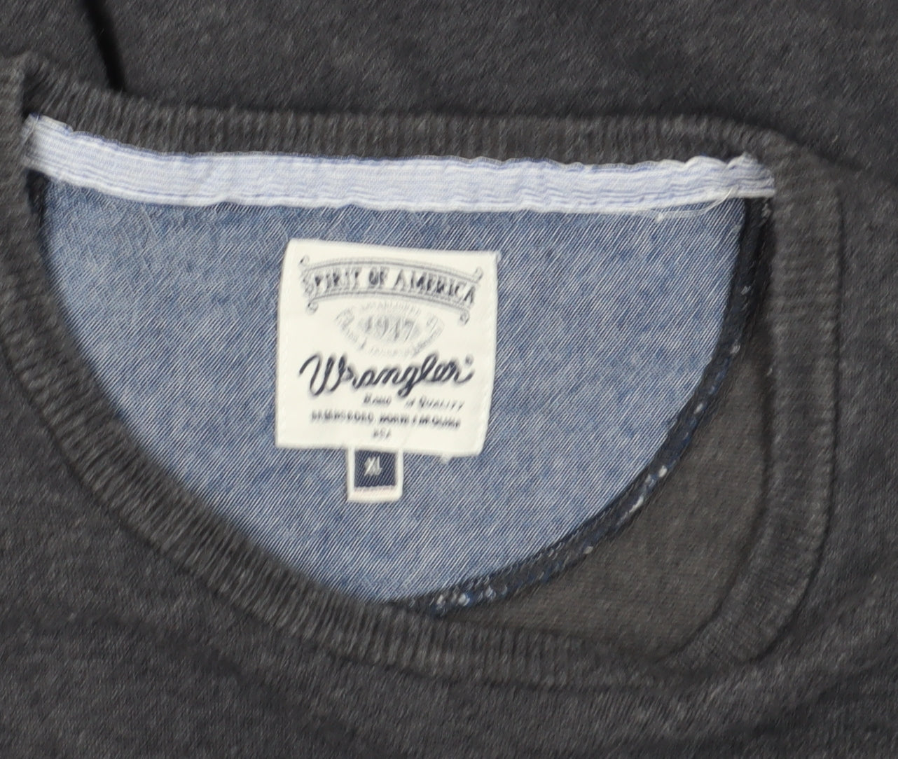 Wrangler Men's Grey XL Pullover Jumper