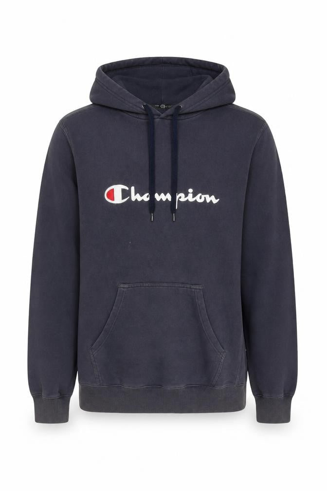 Mens UK L  Champion Black Pullover Hoodie