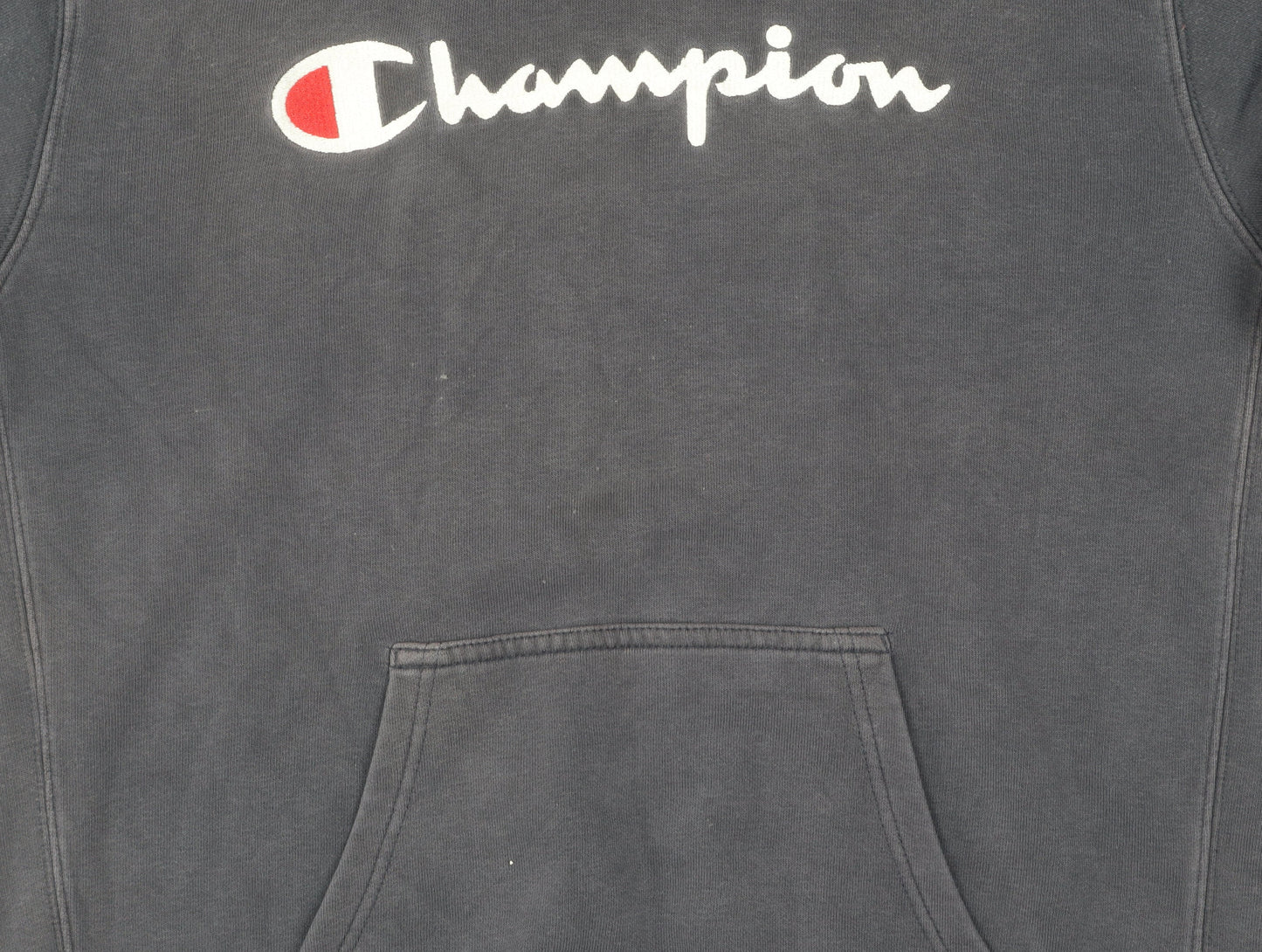 Champion Men's Black Pullover Hoodie Size L