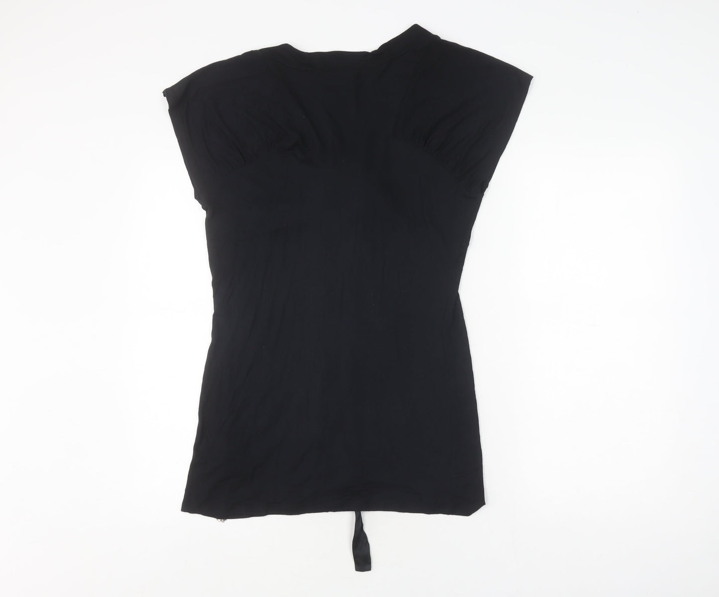 Ted Baker Women's Black Wrap Blouse Size 12