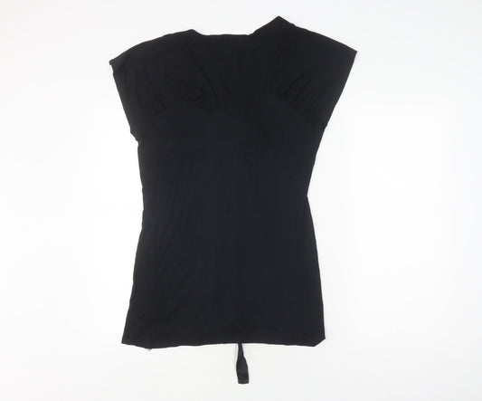 Ted Baker Women's Black Wrap Blouse Size 12